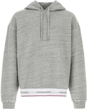 DSquared² Relax Fit Hoodie - Gray