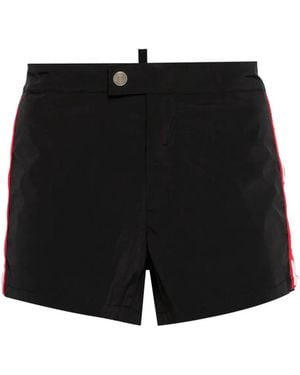 DSquared² Side Logo Swim Shorts - Black