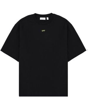Off-White c/o Virgil Abloh T-Shirt With Logo - Black
