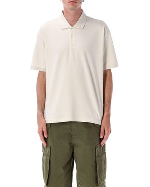 Stussy Classic Pique Polo Shirt - White