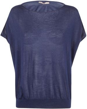 Nuur Oversized Short Sleeves T-Shirt - Blue