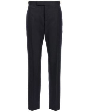 Thom Browne Low Rise Trousers - Blue