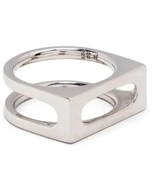 Tom Wood Cage Ring Single M - White