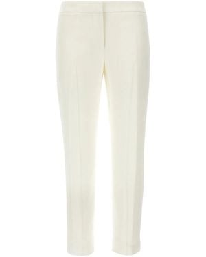McQueen Crepe Trousers - White