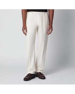 Santaniello Trousers - White