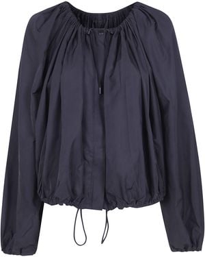 TOTEME Gathered Parachute Coat - Blue
