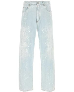 MM6 by Maison Margiela Trousers 5 Pockets - Blue