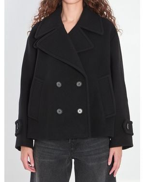 Chloé Oversized Short Coat - Black