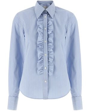 Ami Paris Jabot Shirt - Blue
