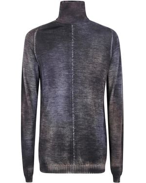 MD75 Turtle Neck Jumper - Blue