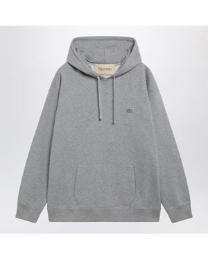 Valentino Vlogo Signature Hoodie - Grey