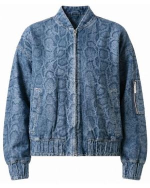 Liu Jo Denim Cotton Coat - Blue