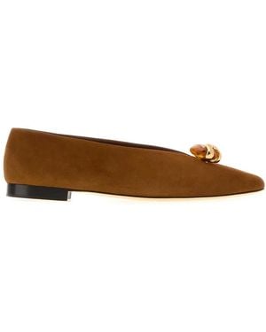 Jimmy Choo Margot Flat - Brown