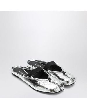 Maison Margiela Mule Tabi Broken Mirror - White