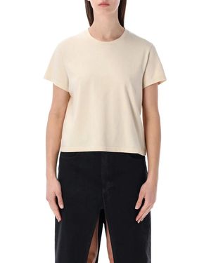 COLORFUL STANDARD Organic Boxy Crop Tee - Blue