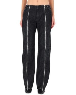 Jean Paul Gaultier Double Zipper Pants - Blue