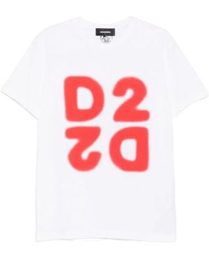 DSquared² Cotton T-Shirt - Red
