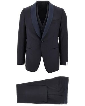 Caruso Manon Wool And Mohair Suit - Blue