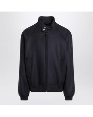 Prada Wool And Cashmere Zip Jacket - Blue