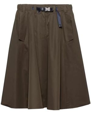 Prada Midi Skirt - Brown