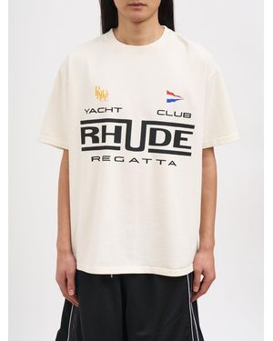 Rhude Regatta Club T-Shirt - Natural