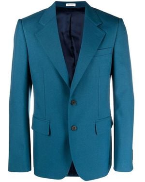 McQueen Neat Shld Sb Jkt Sustainab - Blue