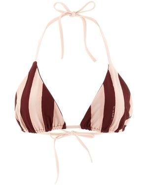 Fendi 'Pequin' Reversible Bikini Top - Pink