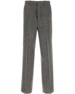 Maison Margiela Wool Tailored Trousers - Grey