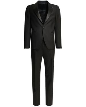 Tagliatore "Bruce" Smocking - Black