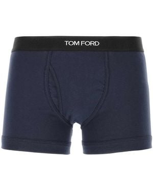 Tom Ford Logo Boxer - Blue