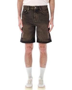 Represent Denim Shorts - Gray