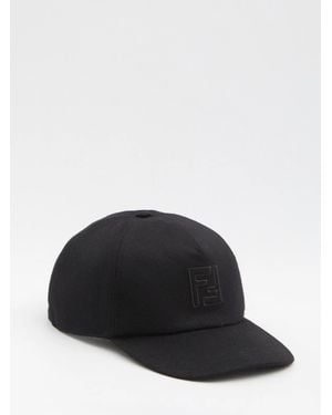 Fendi Ff Cap - Black