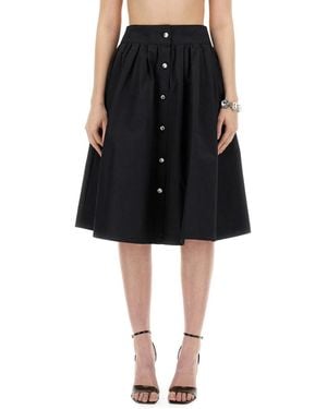 Moschino Poplin Skirt - Black
