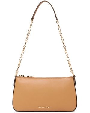 Michael Kors Pale Peanut Cow Leather Bags - Natural