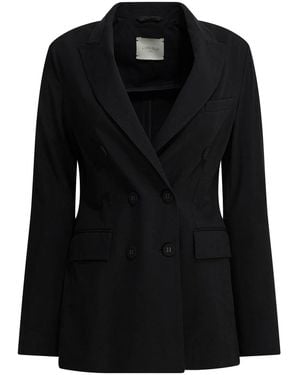 Circolo 1901 Cotton Elastane Jacket - Black
