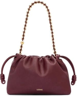 Loewe Medium Flamenco Purse - Purple