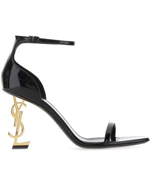 Saint Laurent Opyum 85 Ysl Heel Sa - White