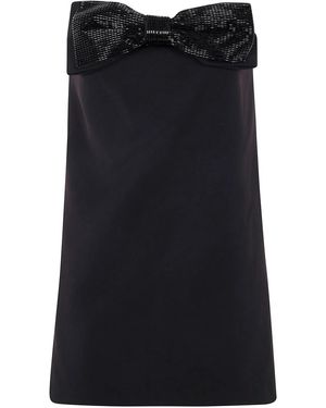 Self-Portrait Off-The-Shoulder Dress - Black