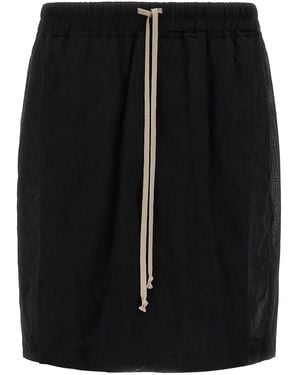 Rick Owens 'Kiltshorts' Bermuda Shorts - Black