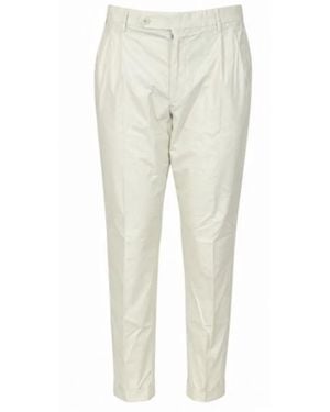 GTA Cotton Lino Polyamide Trousers - White