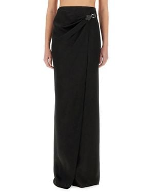Tom Ford Maxi "Wrap" Skirt With Belt - Black