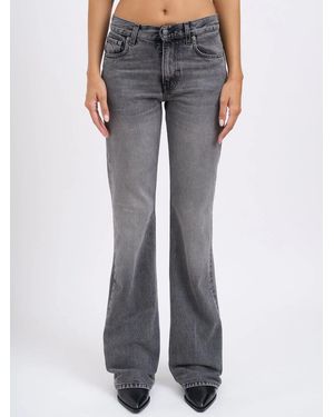 Haikure Flora Flanel Trousers - Grey