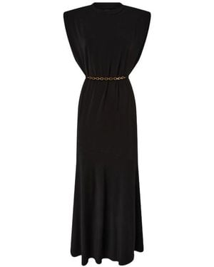 Pinko Acetate Nylon Dress - Black
