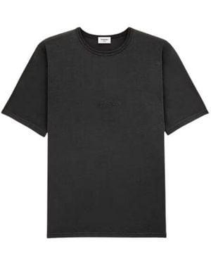 Saint Laurent Round Neck T-Shirt - Black
