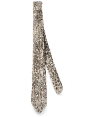 Brunello Cucinelli Classic Tie - White