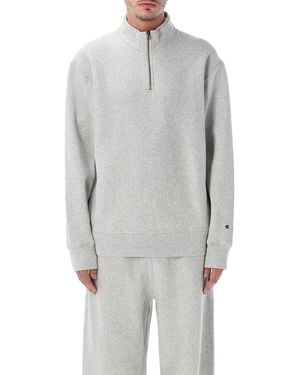 Champion Half Zip Sweatshirt - Grey