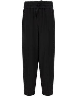 Ami Paris Wool Serge Trousers - Black