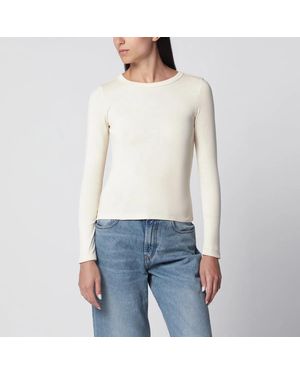 Flore Flore Max Organic Cotton Long-Sleeve T-Shirt - White