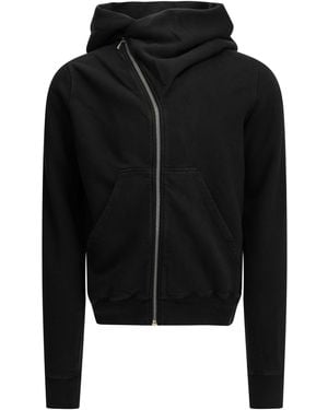 Rick Owens "Mountain" Zip-Up Sweatshirt - Black