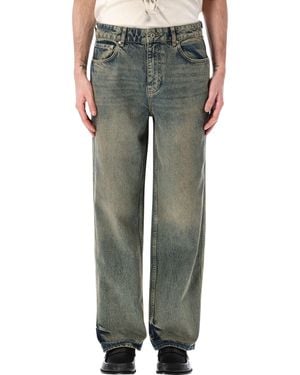 Represent R3 Baggy Denim Jeans - Green
